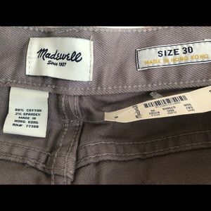Madewell grey jeans